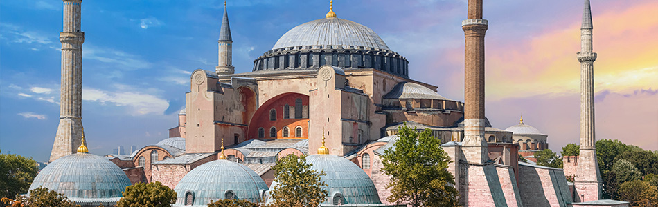 istanbul turkey hagia ayasofya sophia grand mosque away digital medieval architecture banner