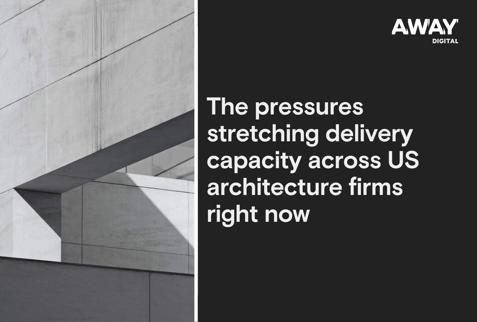 The pressures stretching delivery capacity across US architecture firms right now 