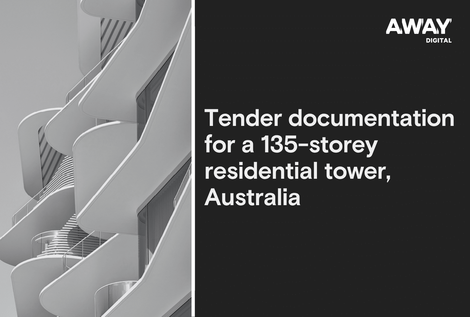 Tender documentation for a 135-storey residential tower, Australia 